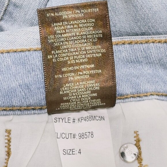 KUT from the KLOTH Womens Jeans Diana Skinny Light Wash Stretch 5 Pockets Size 4 - Picture 8 of 10